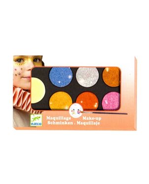 Παλέτα μακιγιάζ 6 χρώματα Μεταλλικά