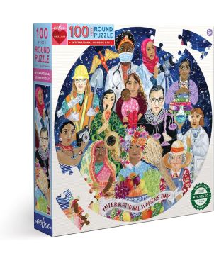 Παιδικό Round Puzzle 100 pcs, International Women's Day