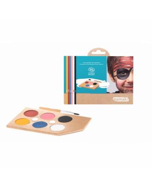 Face Painting Kit, 6 Οργανικά χρώματα, Rainbow
