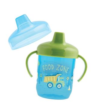 Βρεφικό Ποτήρι 540ml, με Αφαιρούμενο Καπάκι και Λαβές - Construction