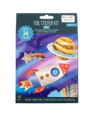 Σετ Αυτοκόλλητων Από Χρυσόχαρτο - Space