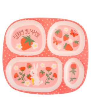 Παιδικό Πιάτο Μελαμίνης - Strawberry