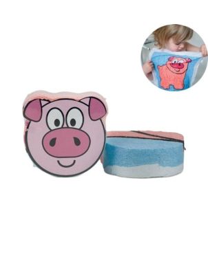 Μαγική Βαμβακερή Πετσέτα, Προσώπου/Χεριών, Pig