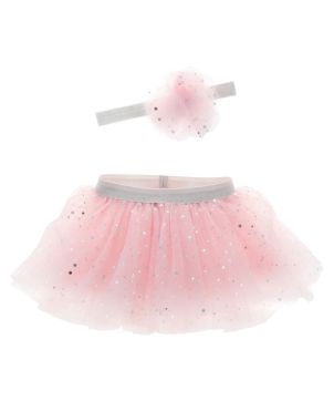 Σετ Παιδική Φούστα Big Sister Tutu & Headband Shimmer Pink 4-6 ετών