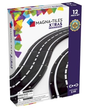 Μαγνητικό Παιχνίδι, Magna Tiles, Xtra Roads 12κομ.