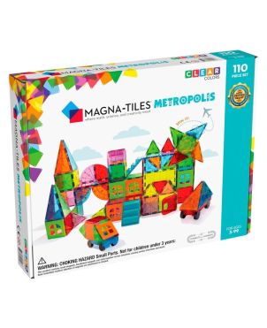 Μαγνητικό Παιχνίδι, Magna Tiles, Metropolis, 110 κομ