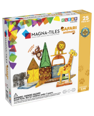 Μαγνητικό Παιχνίδι, Magna Tiles, Safari Animals, 25 Κομ