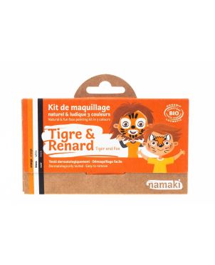 Face Painting Kit, Tiger & Fox