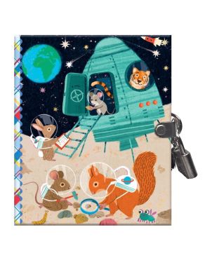 Mini Σημειωματάριο με Κλειδαριά, Space
