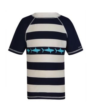 Μπλούζα με προστασία UV, Navy White Shark