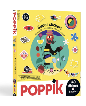 Κουτί με 140 αυτοκόλλητα, Sticker box - Μοντέρνα Τέχνη