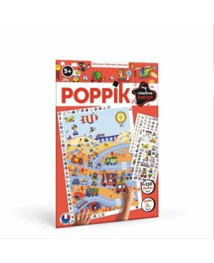 Αφίσα με Αυτοκόλλητα, My Creative Poster - Οχήματα