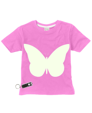 T-Shirt Glow in the Dark, Butterfly