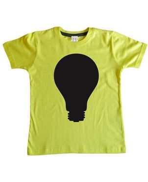 Chalk+tee, Lightbulb, Yellow