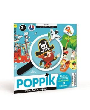 50 Aυτοκόλλητα & 2 Αφίσες, My First Stickers - Pirates