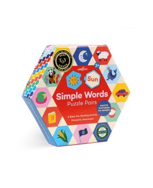 Παιδικό Puzzle Pairs, Simple Words Hexagon