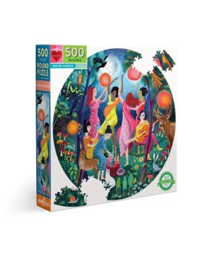 Round Puzzle 500pcs, Moon Dance