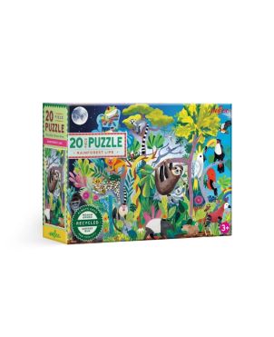 Puzzle 20pcs, Rainforest Life