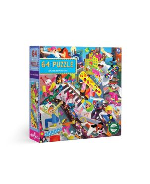 Puzzle 64pcs, Skateboarders