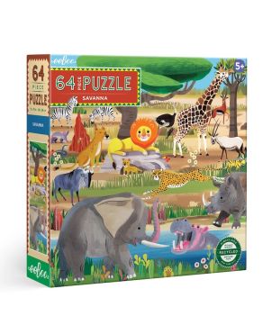 Puzzle 64pcs, Savanna