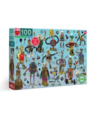 Παιδικό Puzzle 100 pcs, Upcycled Robots