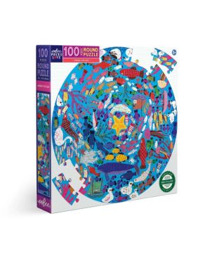 Παιδικό Round Puzzle 100 pcs, Under The Sea 