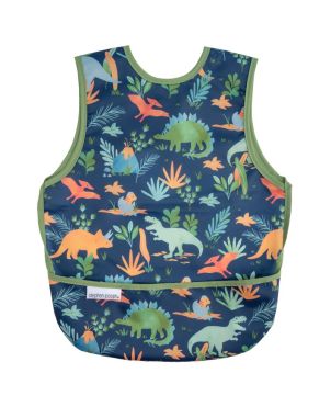 Αδιάβροχη Παιδική Σαλιάρα Με Τσέπη, Dino