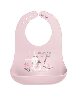 Βρεφική Σαλιάρα Σιλικόνης, Bunny