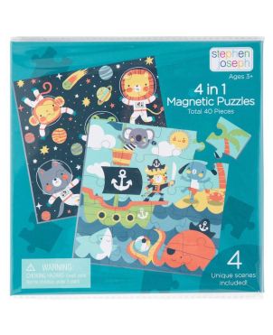 Μαγνητικό Παιχνίδι, 4in1 Puzzle, Boy