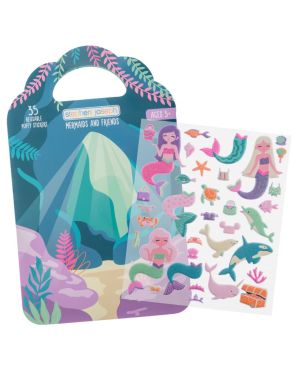 Βιβλίο Με Αφρώδη Επαναχρησιμοποιούμενα Αυτοκόλλητα - Mermaid