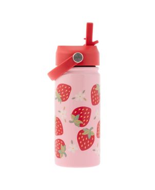 Παιδικό Ανοξείδωτο Παγούρι Θερμός 420ml, Strawberry