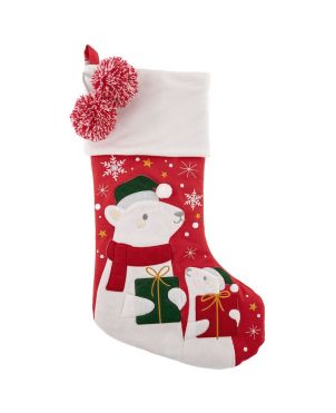 Χριστουγεννιάτικη Διακοσμητική Κάλτσα, Polar Bear