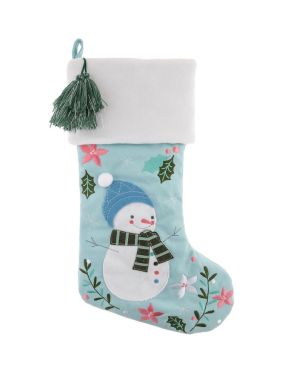 Χριστουγεννιάτικη Διακοσμητική Κάλτσα, Snowman