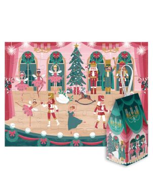 Xριστουγεννιάτικο Puzzle 48 κομ., Σε Σπιτάκι Στολίδι, Καρυοθραύστης