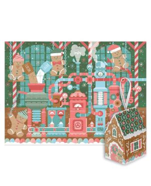Xριστουγεννιάτικο Puzzle 48 κομ., Σε Σπιτάκι Στολίδι, Μελόψωμο