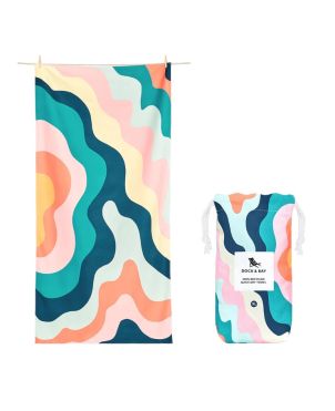 Πετσέτα Quick Dry, Dock & Bay, Stripes Go Wild, Get Wavy