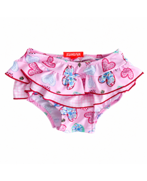 Μαγιό Bikini Bottom, Patchwork Hearts, 6-12 μηνών